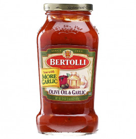 Bertolli Olive Oil & Garlic Sauce   Glass Jar  680 grams